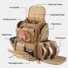 VOTAGOO Tactical Range Backpack for Handguns and Ammo, Gun Cases Bag with 3 Pistol Carrying Cases for Hunting Shooting