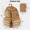 VOTAGOO Tactical Range Backpack for Handguns and Ammo, Gun Cases Bag with 3 Pistol Carrying Cases for Hunting Shooting