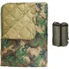 hunKylebooker Camo Woobie Blanket Waterproof Poncho Liner for Outdoor Camping;  Hiking;  Hunting;  Survival;  Backpacking;  Picnicking