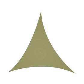 Waterproof Sunscreen Shelter Triangle Cover for Playground Outdoor (Color: Army Green)