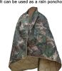 hunKylebooker Camo Woobie Blanket Waterproof Poncho Liner for Outdoor Camping;  Hiking;  Hunting;  Survival;  Backpacking;  Picnicking