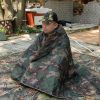 hunKylebooker Camo Woobie Blanket Waterproof Poncho Liner for Outdoor Camping;  Hiking;  Hunting;  Survival;  Backpacking;  Picnicking