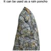 hunKylebooker Camo Woobie Blanket Waterproof Poncho Liner for Outdoor Camping;  Hiking;  Hunting;  Survival;  Backpacking;  Picnicking