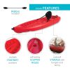 Daylite 8 ft Sit-on-Top Kayak, Red (90775)