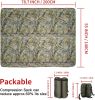 hunKylebooker Camo Woobie Blanket Waterproof Poncho Liner for Outdoor Camping;  Hiking;  Hunting;  Survival;  Backpacking;  Picnicking