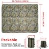 hunKylebooker Camo Woobie Blanket Waterproof Poncho Liner for Outdoor Camping;  Hiking;  Hunting;  Survival;  Backpacking;  Picnicking