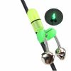 Goture 20pcs/10pcs Portable LED Night Fishing Rod Alarm Bell With Dual Ring Bells