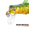 Fishing Bionic Grasshopper Lure; Wobbler Hard Bait For Freshwater 3g/0.11oz 35mm/1.38in