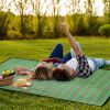 60" x 78" Waterproof Picnic Blanket Handy Mat with Strap Foldable Camping Rug